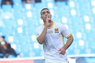 مباراة الاتحاد والرائد .. عبدالرازق حمدالله يسجل اول أهداف لاتحاد جدة امام الرائد